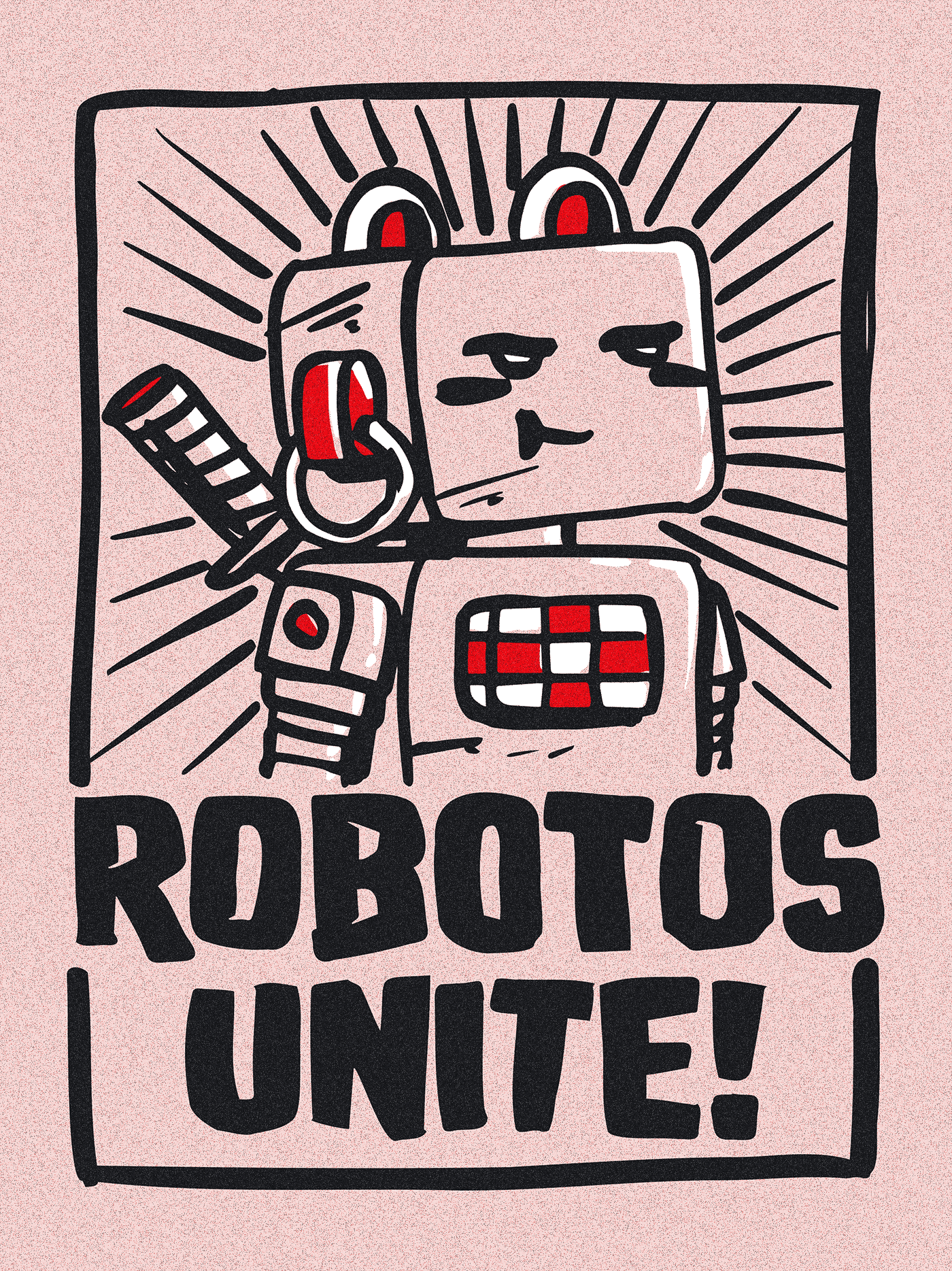 Robotos Unite Poster III