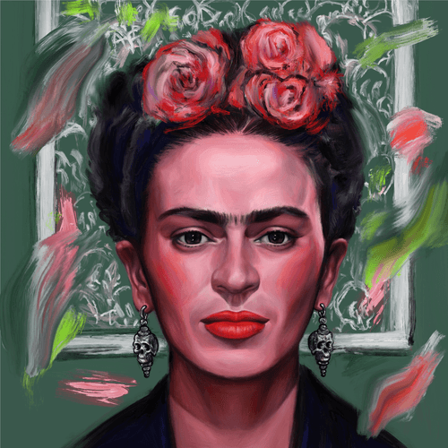 Portrait of Frida Kahlo