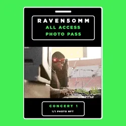 Raven50mm - ALL ACCESS PHOTO PASS - Concert 1 collection image