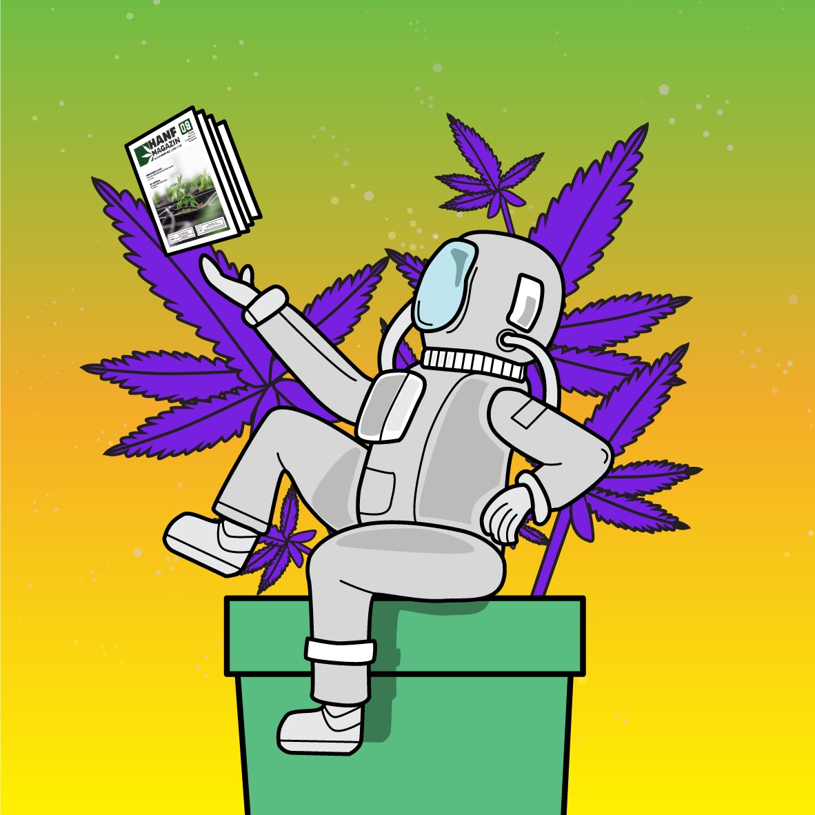 Cannabis Astronaut #11