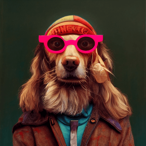 70's hippie dogs