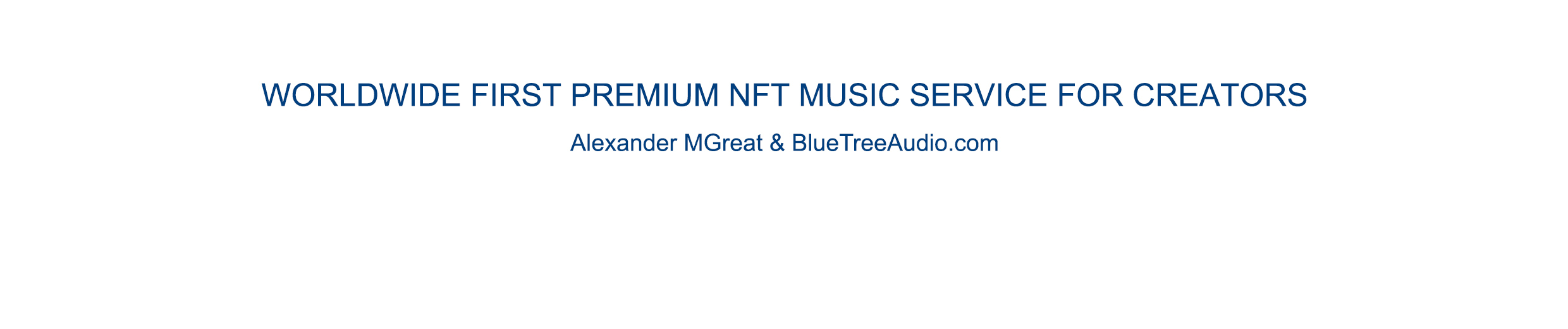 BlueTreeAudio banner