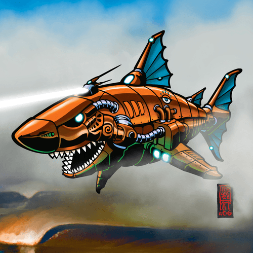 Robo-Shark (Fog Bank) #5 of 10 