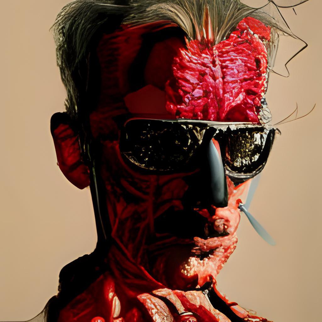 Neural player: AI portrait zombie style