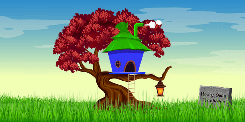 Hooty Owls Treehouse #1622