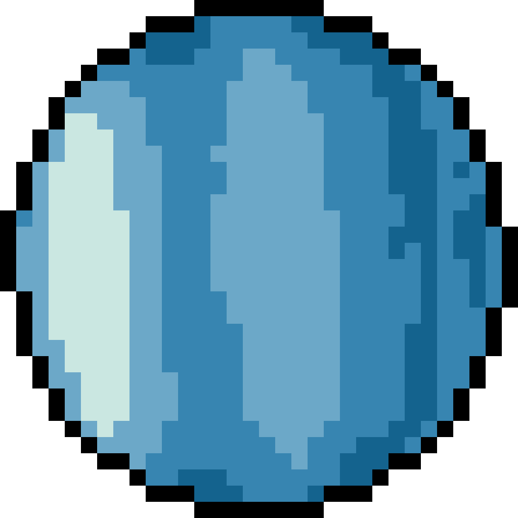 PIXEL URANUS - Pixel Solar System Planets & Others, 25 only. | OpenSea