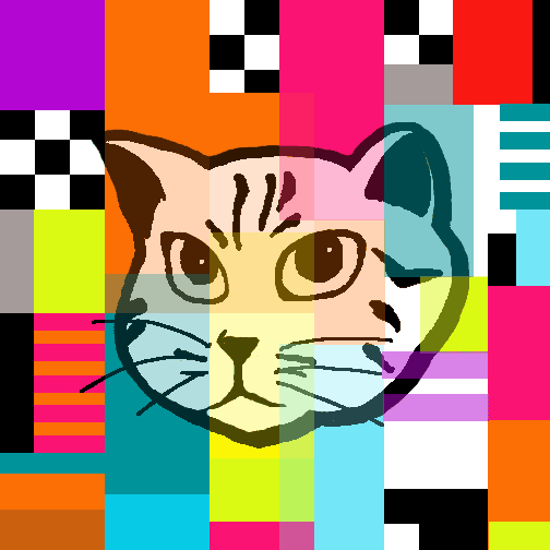 POP Cat Colorful
