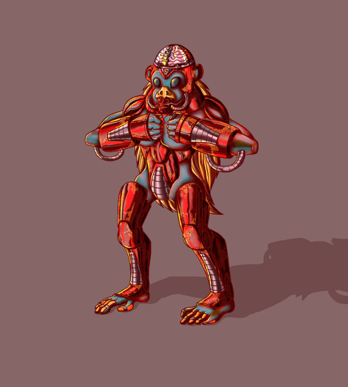 Alieniverse #018 (Robo Kong)