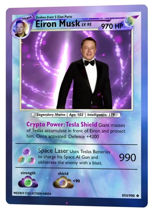 Eiron Musk | #0054 Weensy Card Collection