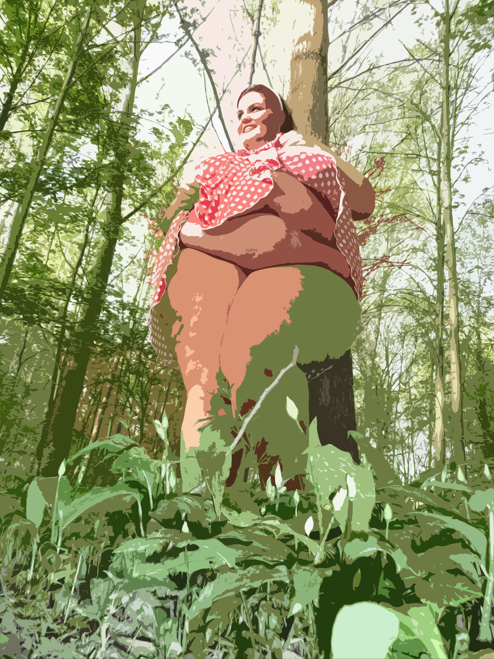 FOREST #2 ssbbw bbw fat curvy curves plussize belly tigh outdoor - CurvyPIC  Collection | OpenSea