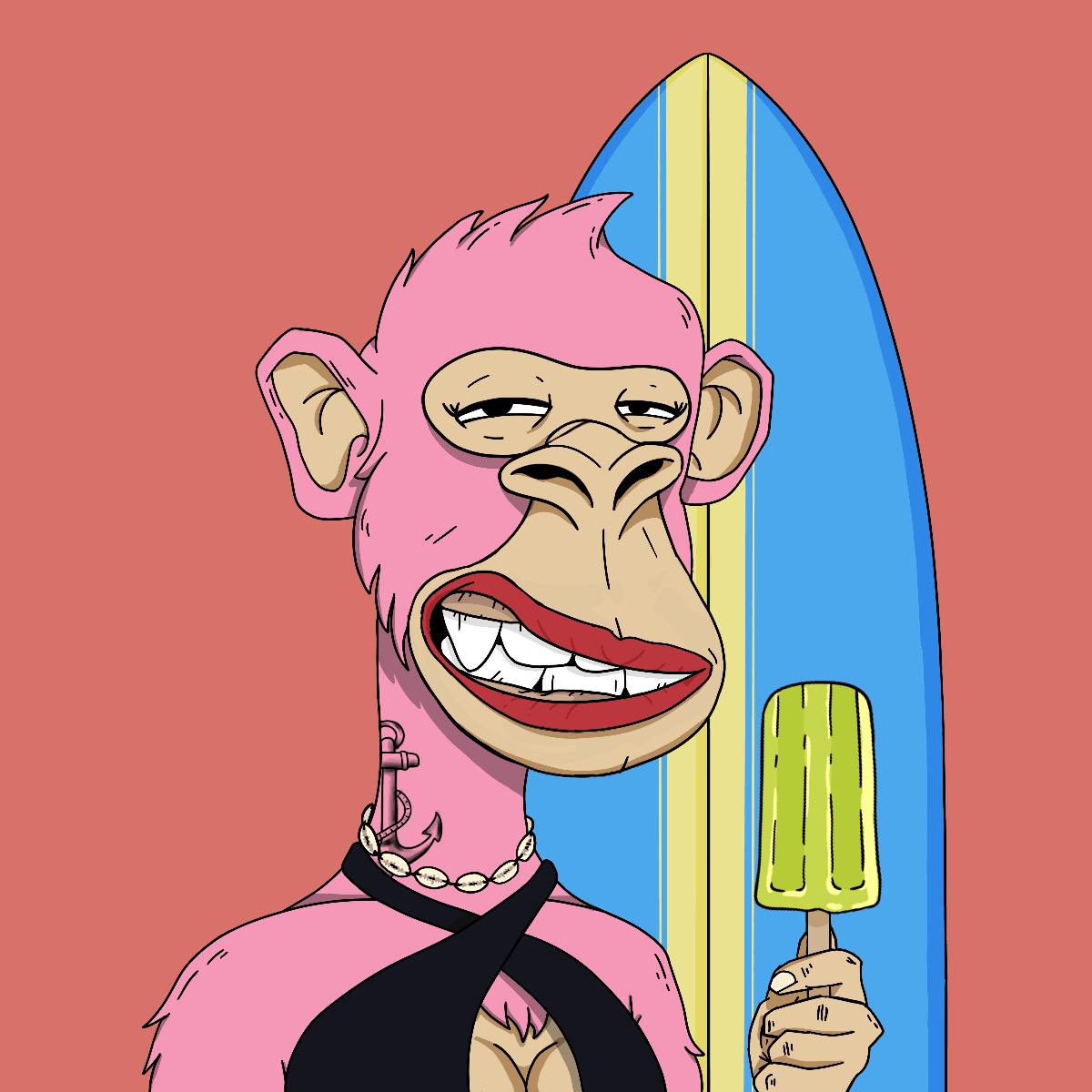 Chillin' Ape Surf Club #169