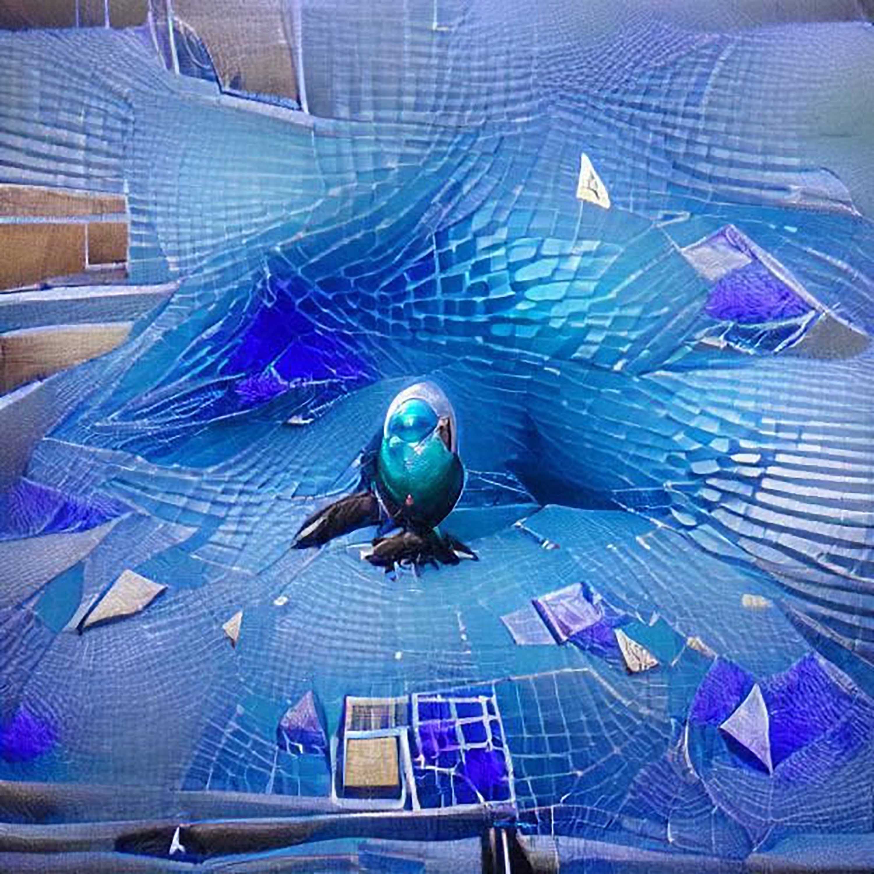 #110 - "I hatched from the Cube, unlatched the Doom Seal, cracked it with my blue teal feather tips"