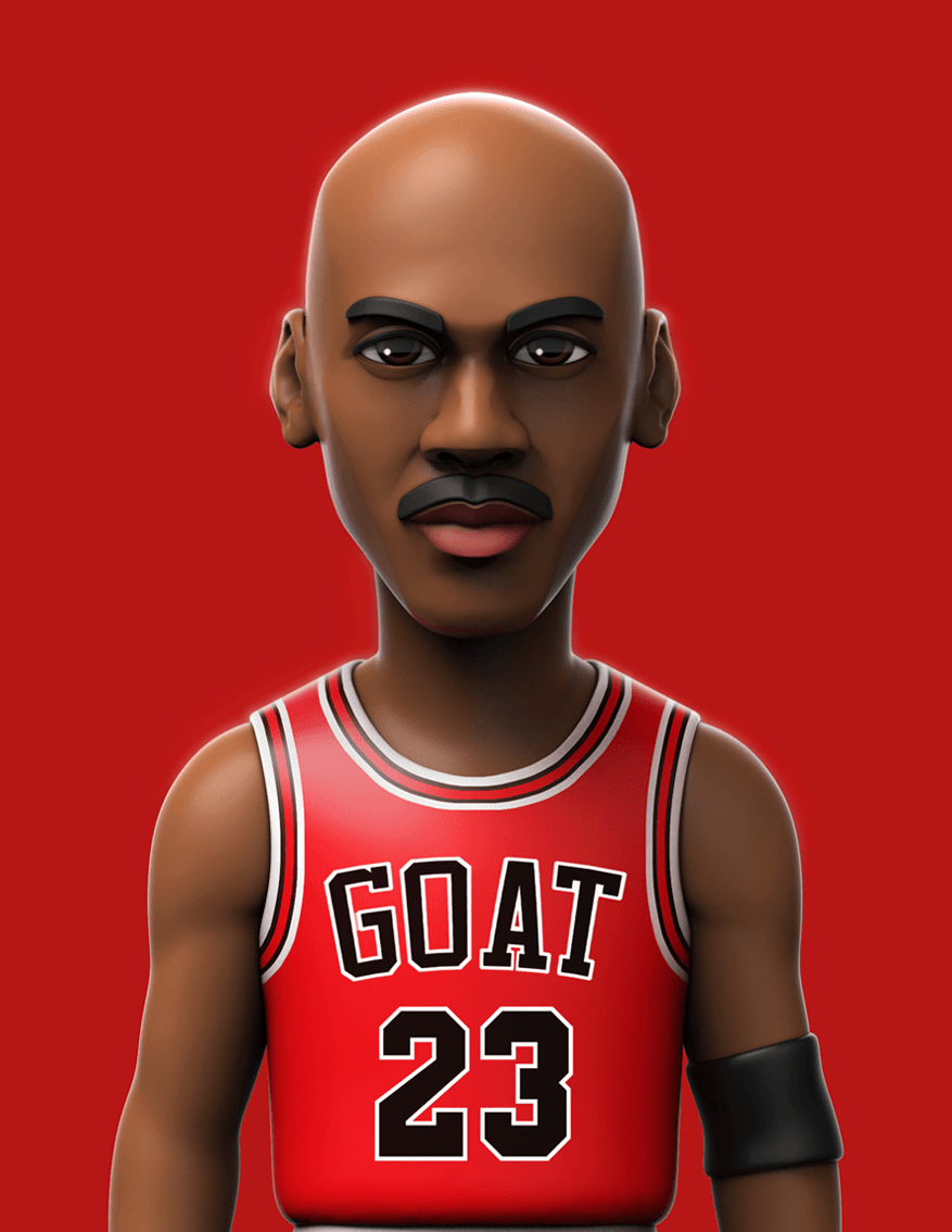 Michael Jordan - Red jersey #37 - Scrazyone | OpenSea