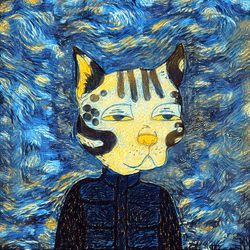 Gutter Cats by Van Gogh collection image