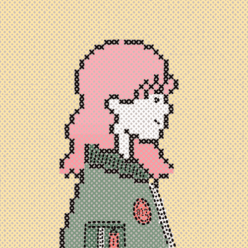 city girl #12 embroidery-art