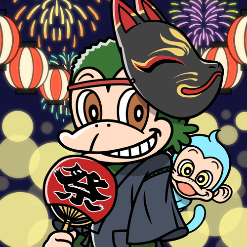 Big Hat Monkeys #0046