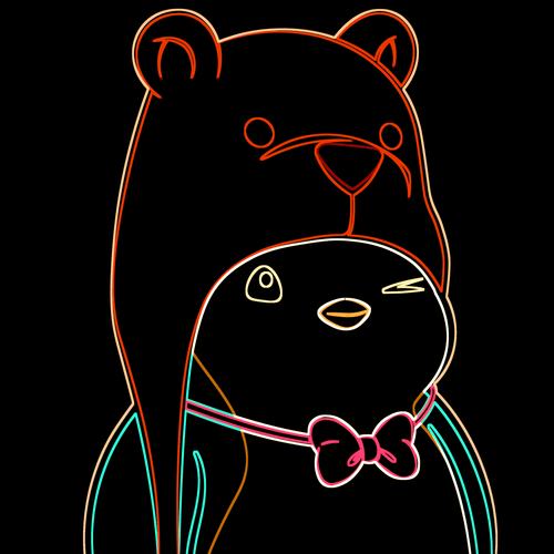Neon Pudgy Penguin 26