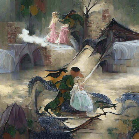 princess and dragon