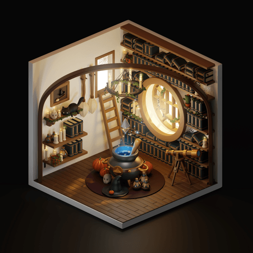 Isometric Room Art