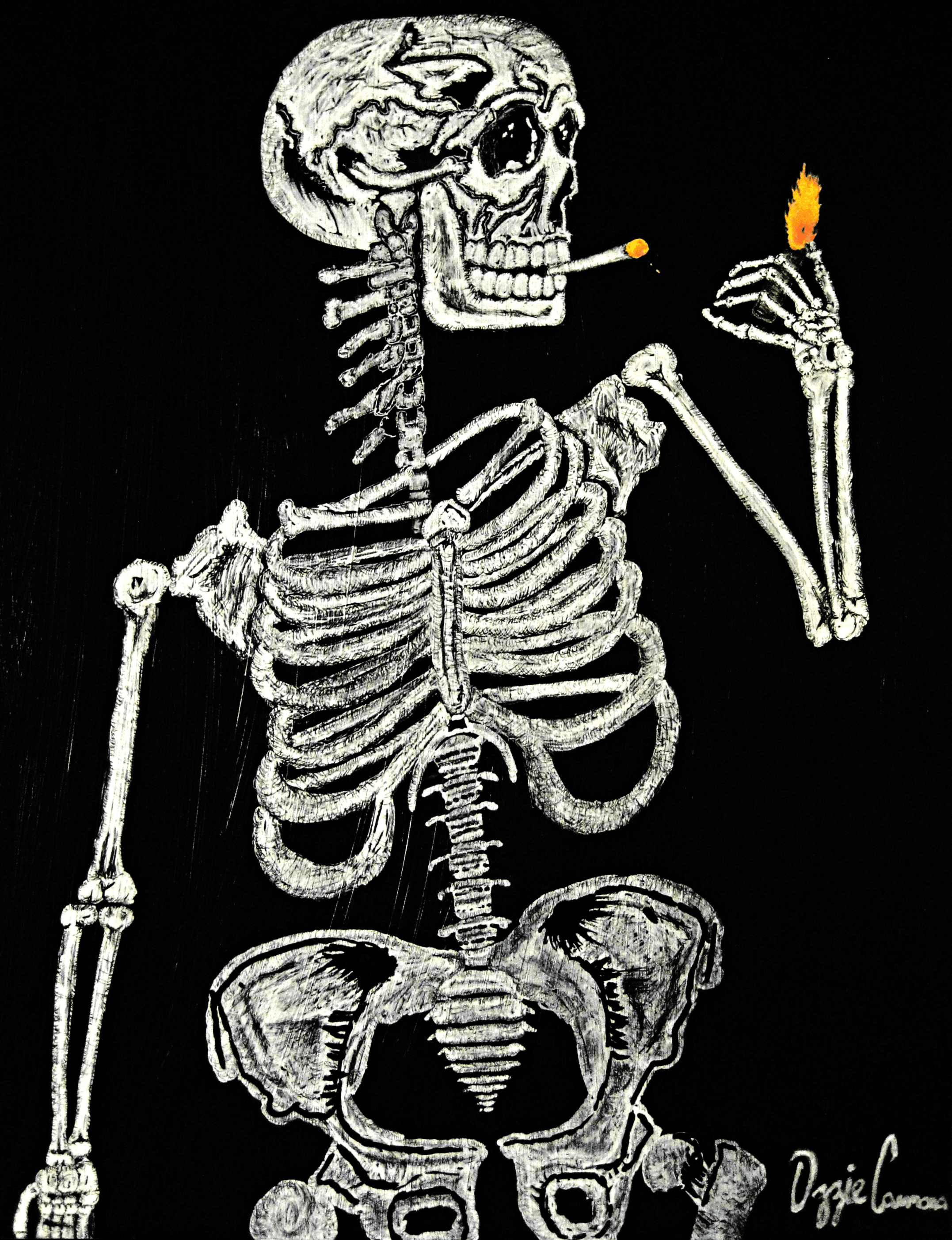 Eskeleto Fumador OG #1