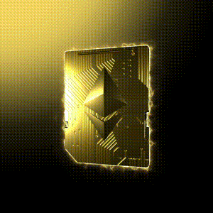 Crypto SD Card Ethereum (Gold)