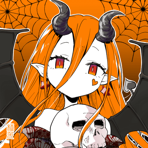 Daidai-iro Costume Succubus with Black