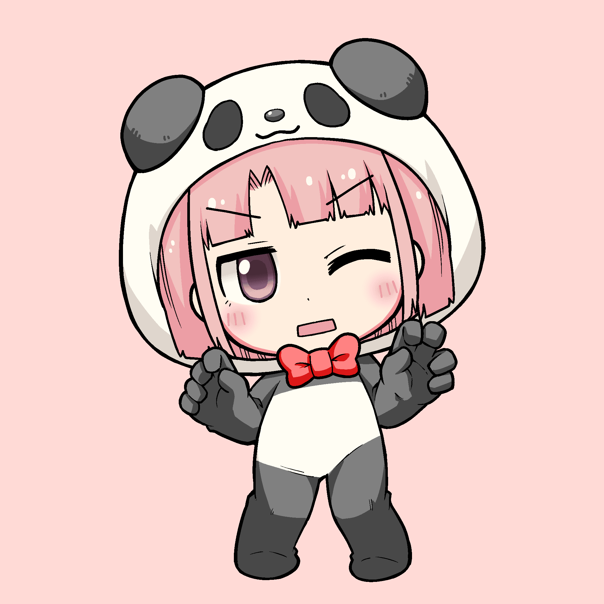 Tere QN! kigurumi panda #1747