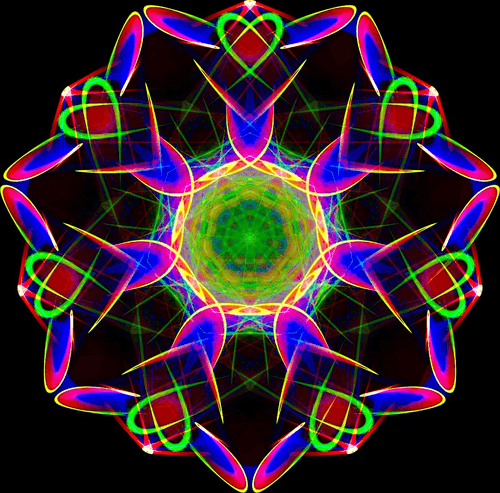 Mandala Light Painting 005