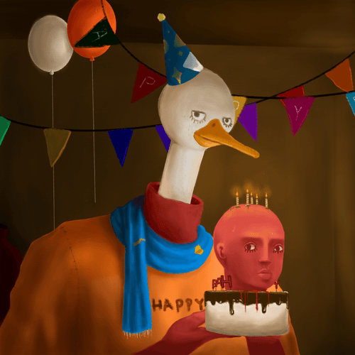 duck on birthday 15