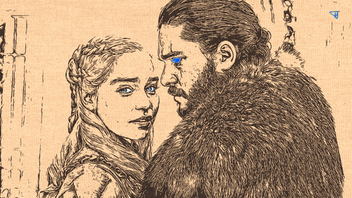 Tribute to "Game of Thrones" -  Jon and Daenerys