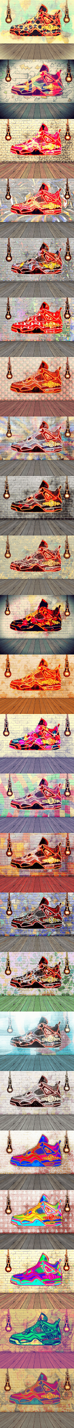 decorated shoes collection image