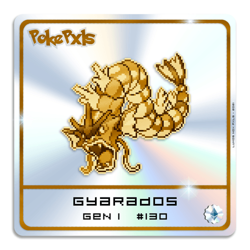 PXL SHINY GYARADOS [PokePxls #130GOLD] [1/2]