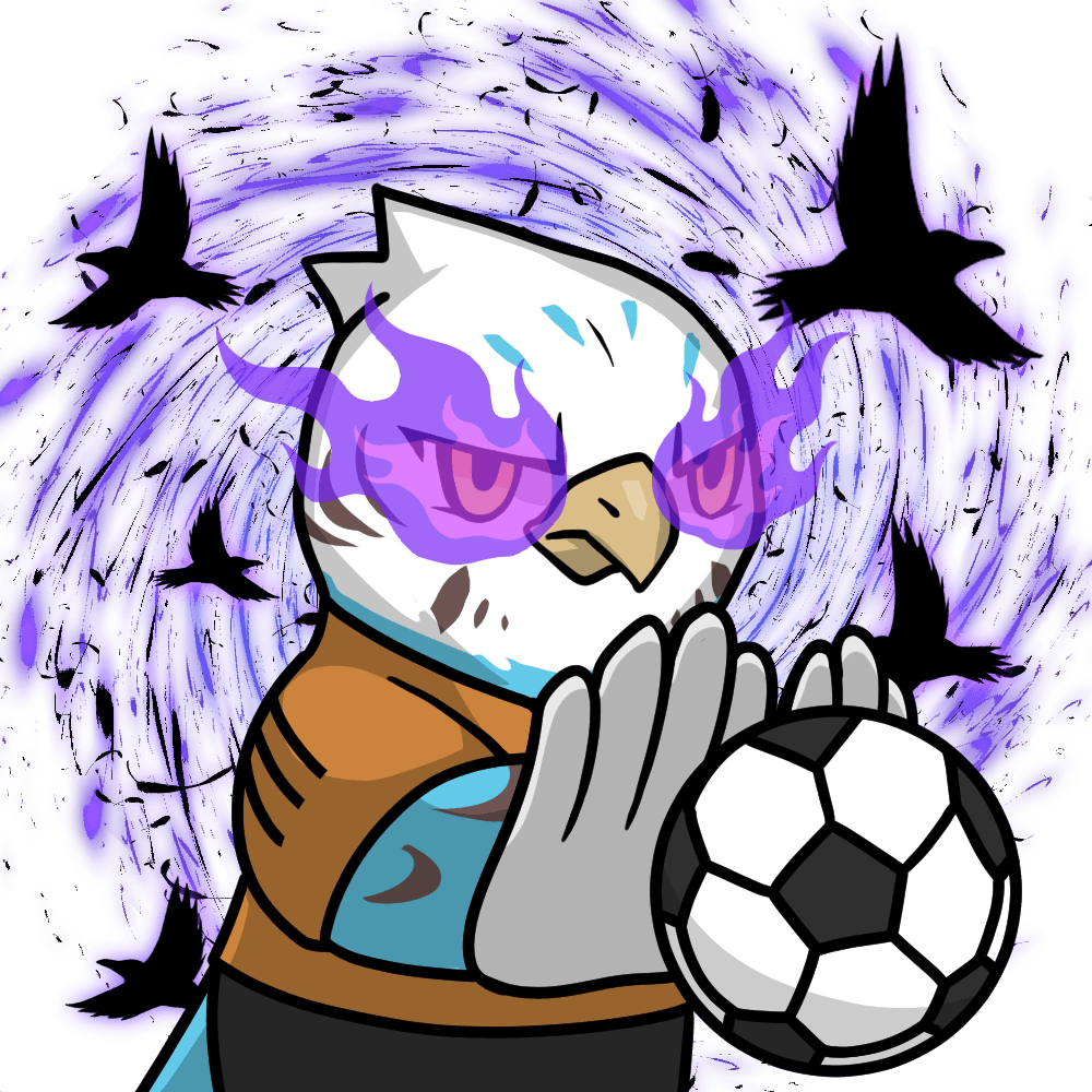 Narukami-Soccer player-Blue budgie #01155