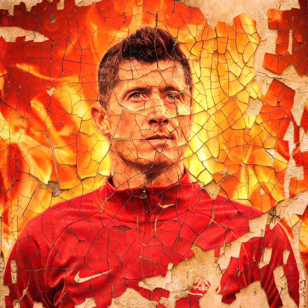 Robert Lewandowski Art of Football Legends OpenSea 