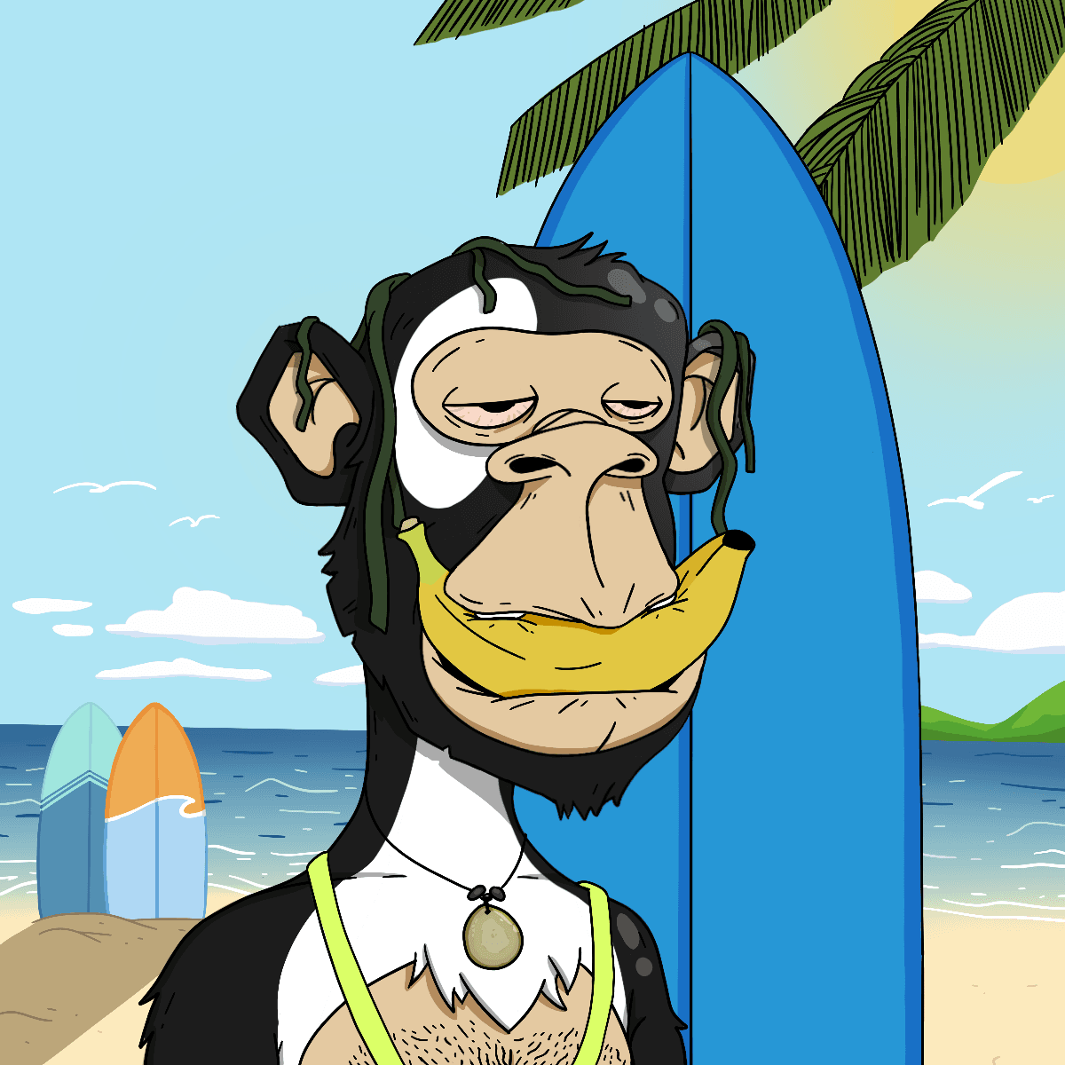 Chillin' Ape Surf Club #365