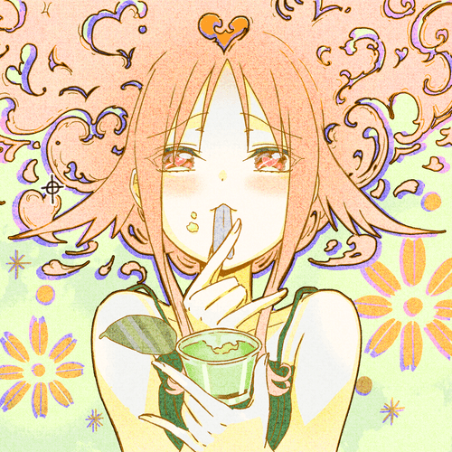 "Delicious!" (green tea)