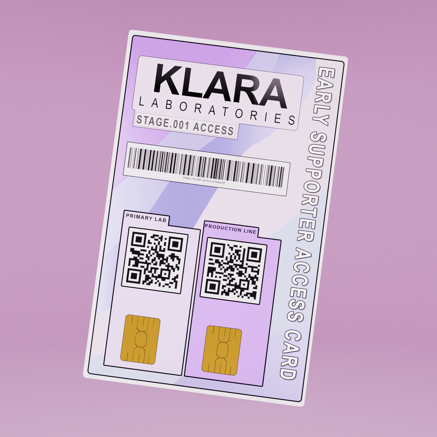 KlaraLabs Early Supporter Access Card 001