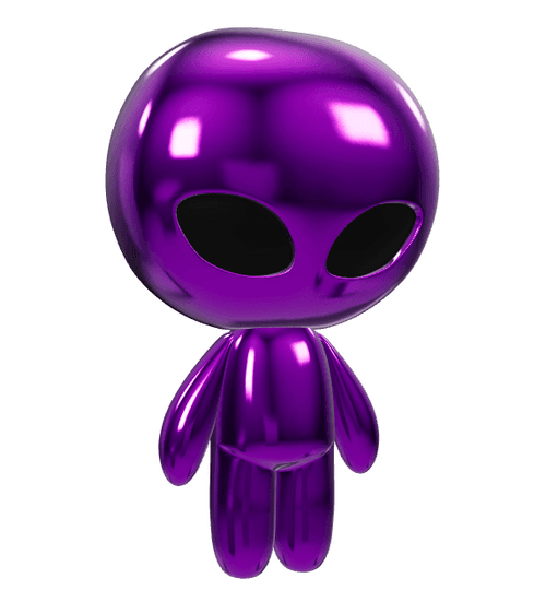 The Alien Boy 3D model - Deep Purple