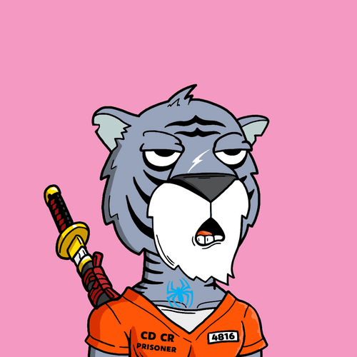 Grouchy Tiger Social Club #5410