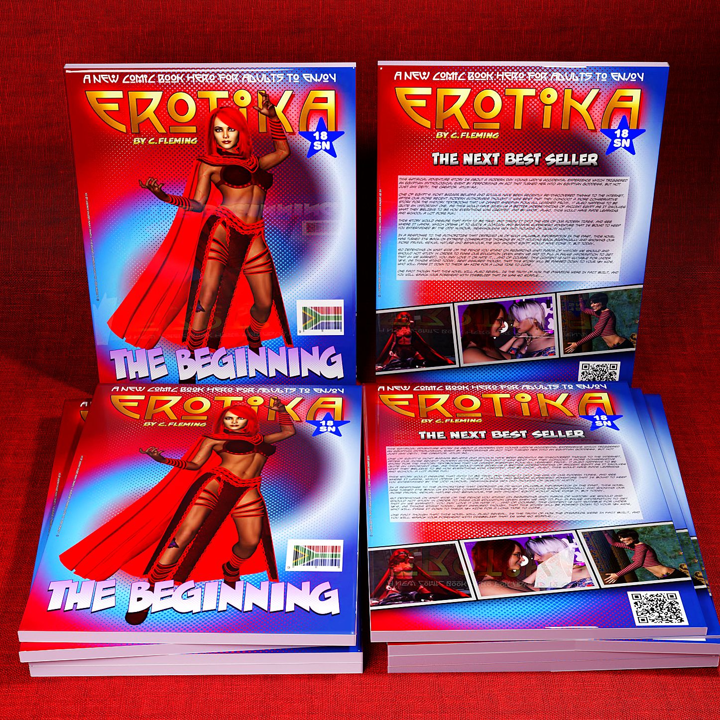 Erotika - The Beginning (Download Full Graphic Novel) 1st Limited Edition