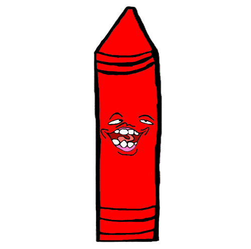 Period Blood Crayon