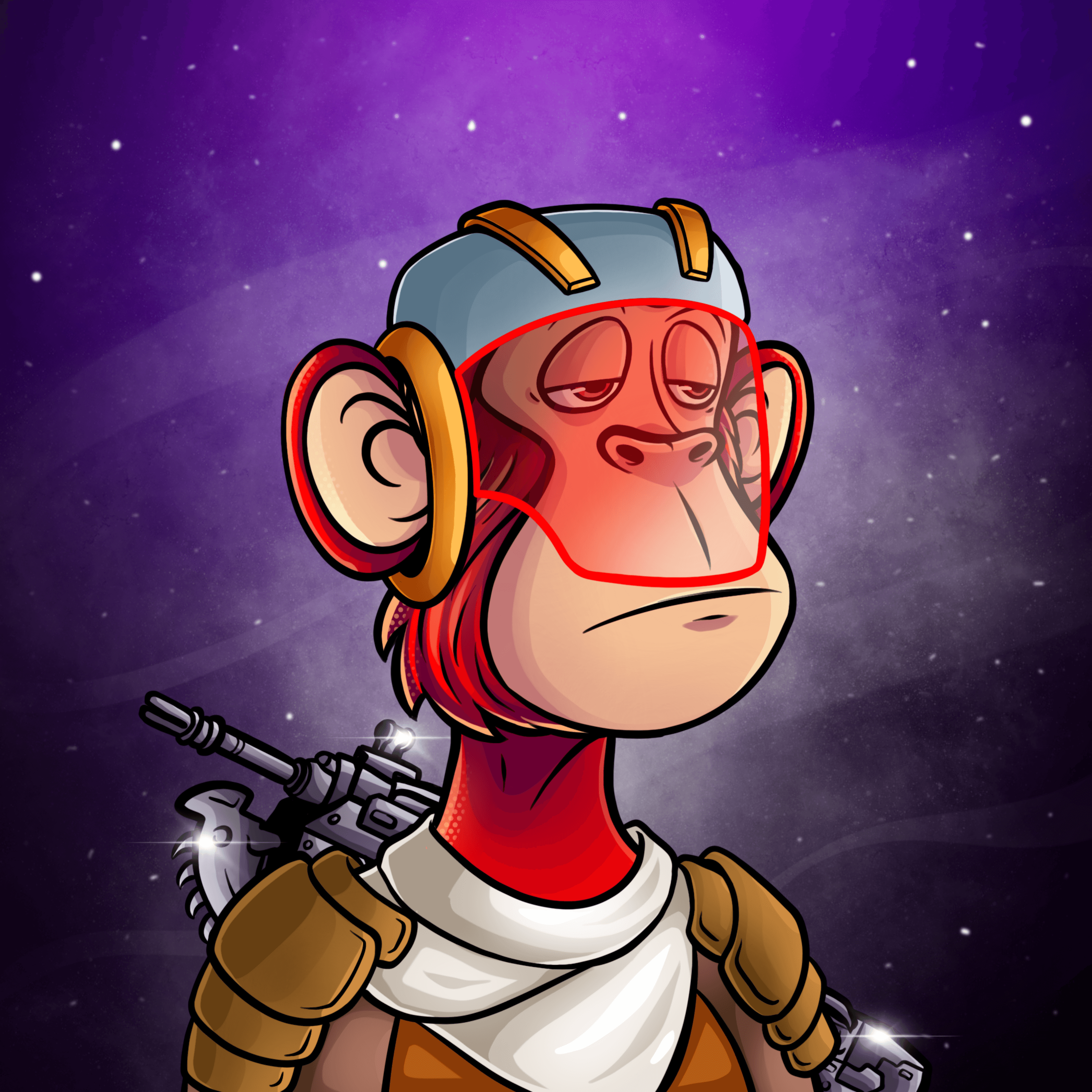 Apes In Space #7094