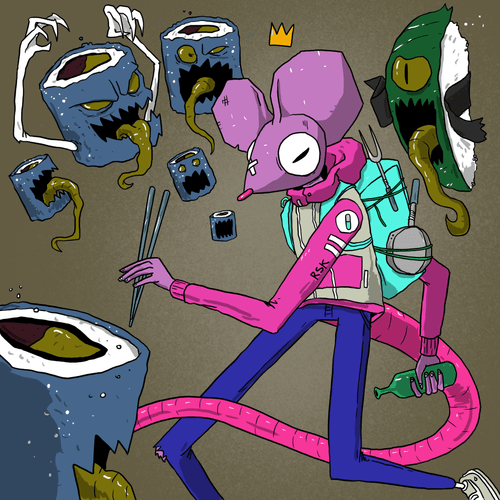 Night of the Killer Sushi (Color Variant 010)