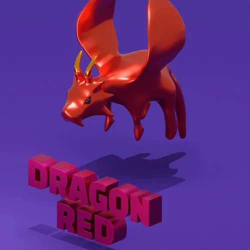 #027_Dragon red