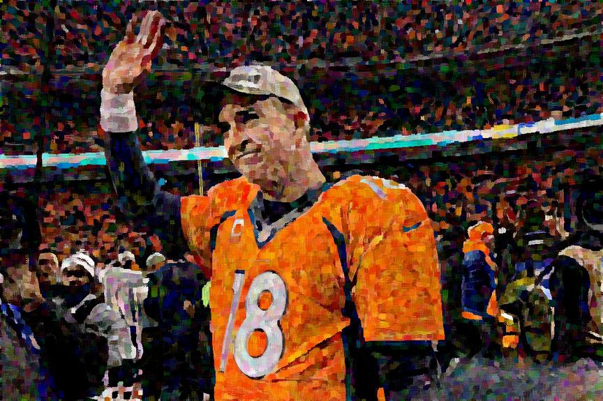 Peyton Manning Painting