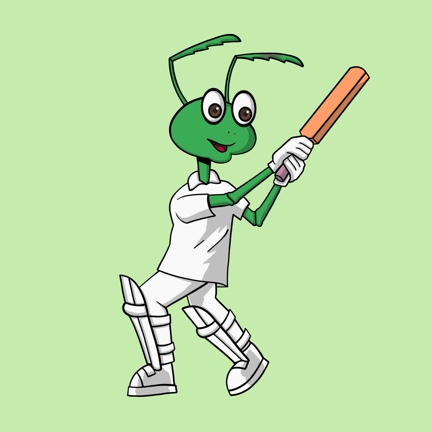 Arthur The Cricket Playing Crypto Ant