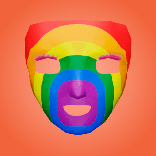 Pride Rainbow Face Make Up