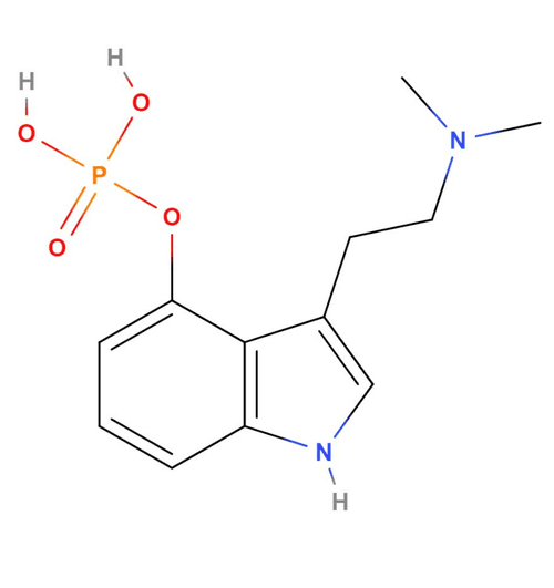 Psilocybin (C12H17N2O4P)