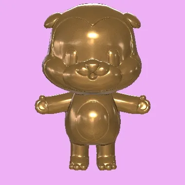 Gold Dolly Figure