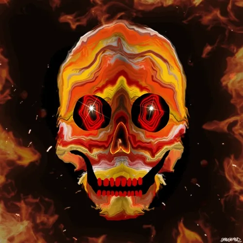 Gangland Skull #317 - "Soul Ablaze" - by Eddie Gangland